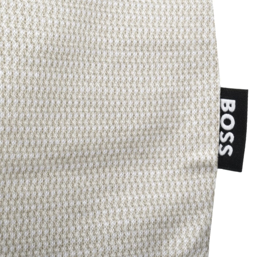BOSS H Parlay 432 Mercerised Polo T Shirt Beige | Mainline